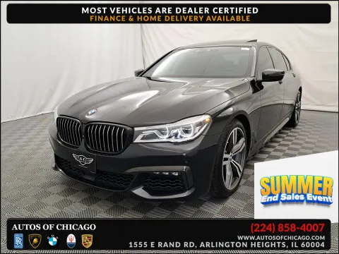 Black 2019 BMW 7 Series 750i xDrive for sale in Arlington Heights, IL