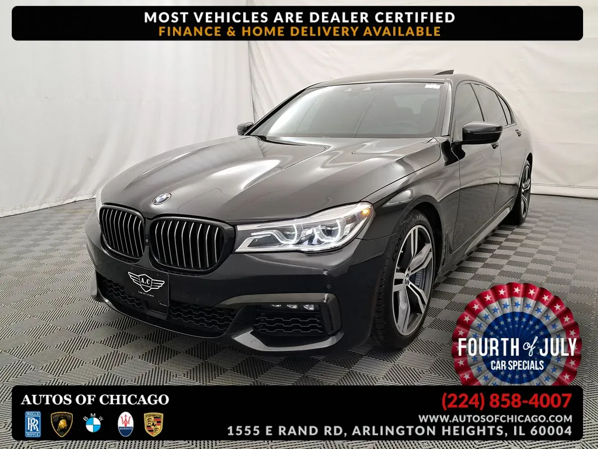 Black 2019 BMW 7 Series 750i xDrive for sale in Arlington Heights, IL