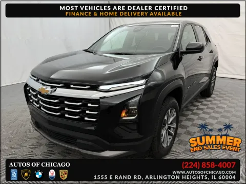 Black 2025 Chevrolet Equinox FWD LT for sale in Arlington Heights, IL