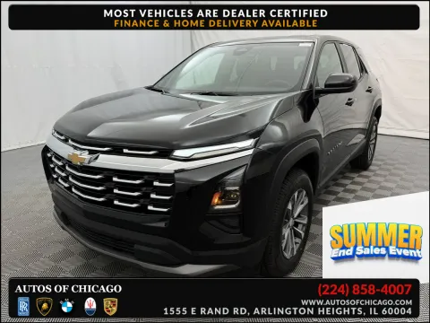 Black 2025 Chevrolet Equinox FWD LT for sale in Arlington Heights, IL