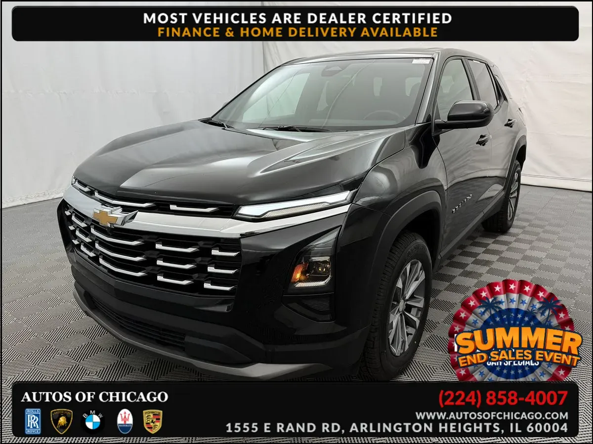 Black 2025 Chevrolet Equinox FWD LT for sale in Arlington Heights, IL