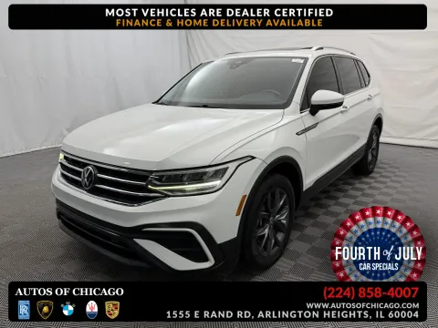 White 2022 Volkswagen Tiguan SE for sale in Arlington Heights, IL