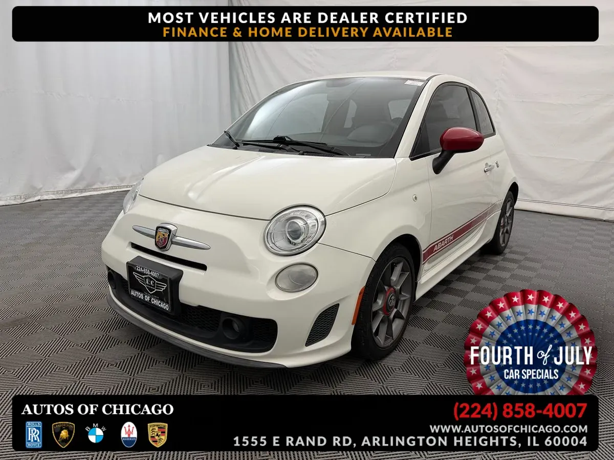 White 2013 FIAT 500 Abarth for sale in Arlington Heights, IL