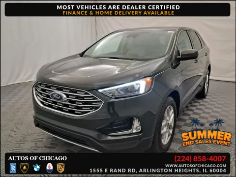 Green 2022 Ford Edge SEL for sale in Arlington Heights, IL