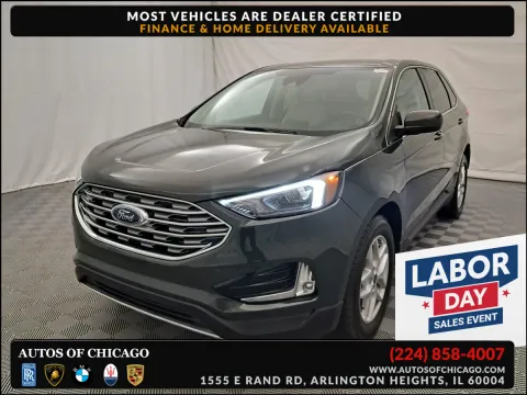 Green 2022 Ford Edge SEL for sale in Arlington Heights, IL