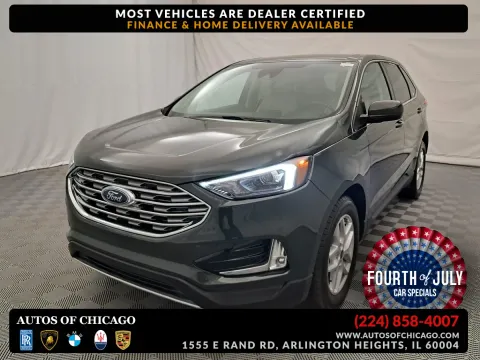 Green 2022 Ford Edge SEL for sale in Arlington Heights, IL