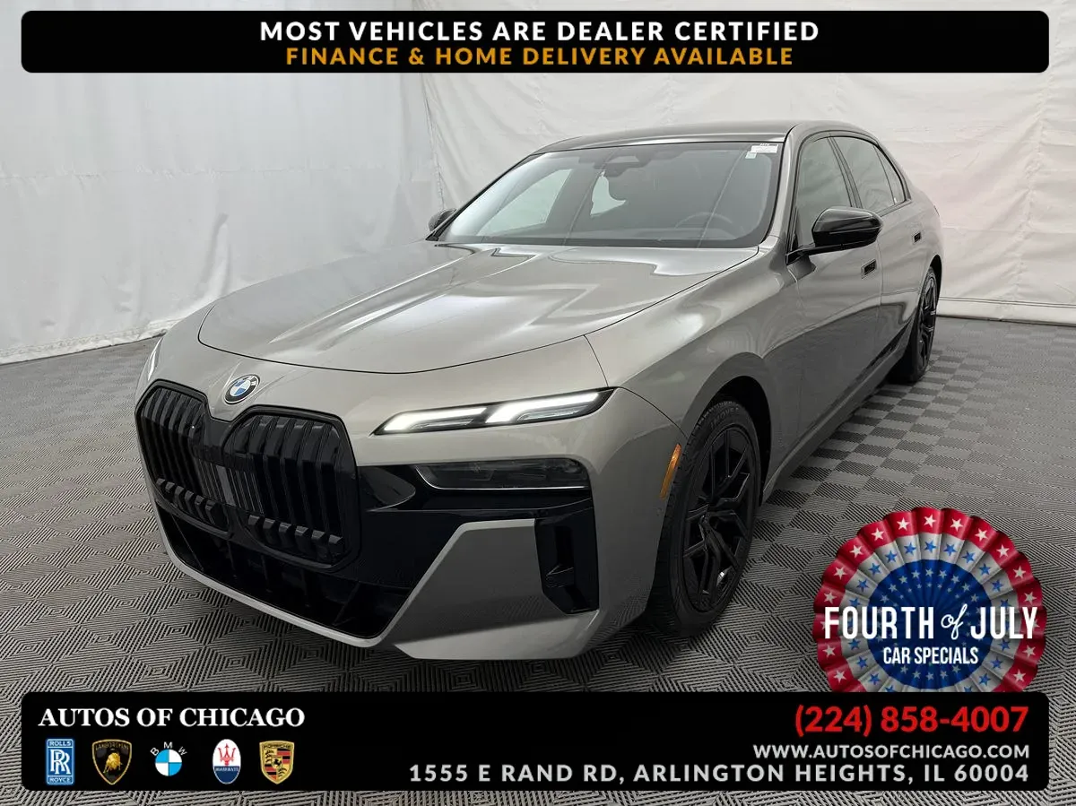 Gray 2024 BMW 7 Series 740i xDrive for sale in Arlington Heights, IL
