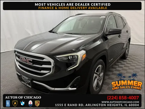 Black 2021 GMC Terrain SLT for sale in Arlington Heights, IL