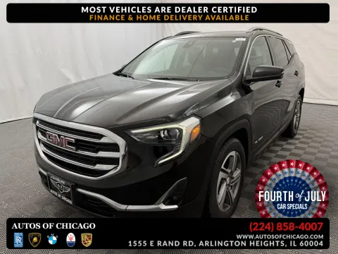Black 2021 GMC Terrain SLT for sale in Arlington Heights, IL