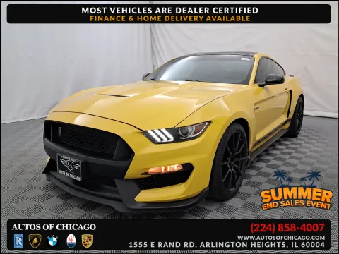 Yellow 2016 Ford Mustang Shelby GT350 for sale in Arlington Heights, IL