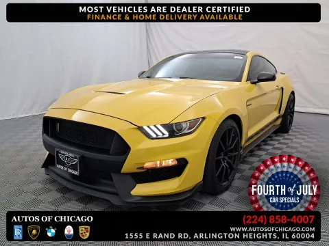 Yellow 2016 Ford Mustang Shelby GT350 for sale in Arlington Heights, IL