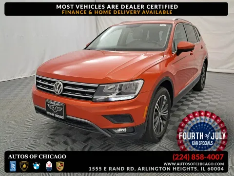 Orange 2018 Volkswagen Tiguan SEL for sale in Arlington Heights, IL