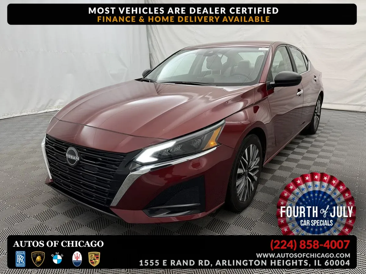 Red 2025 Nissan Altima SV for sale in Arlington Heights, IL