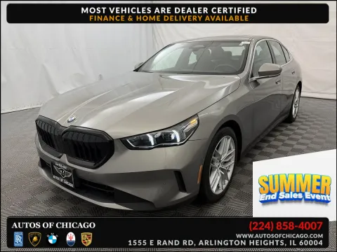 Gray 2024 BMW 5 Series 530i xDrive for sale in Arlington Heights, IL