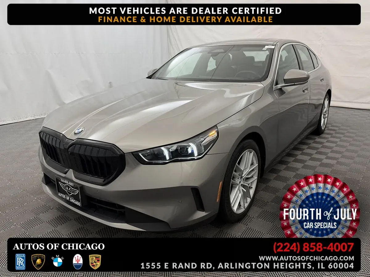 Gray 2024 BMW 5 Series 530i xDrive for sale in Arlington Heights, IL
