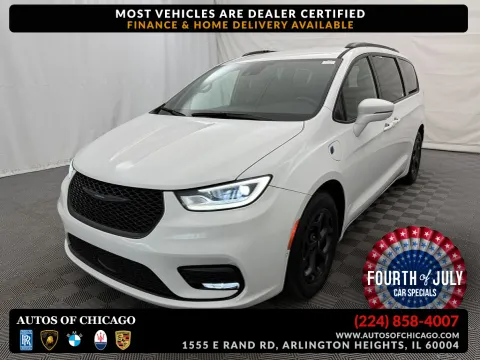 White 2021 Chrysler Pacifica Hybrid Limited for sale in Arlington Heights, IL
