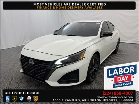 White 2023 Nissan Altima 2.5 SR for sale in Arlington Heights, IL