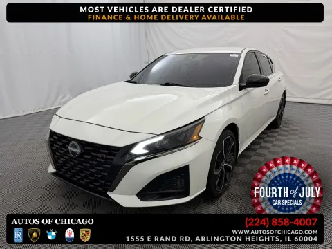 White 2023 Nissan Altima 2.5 SR for sale in Arlington Heights, IL