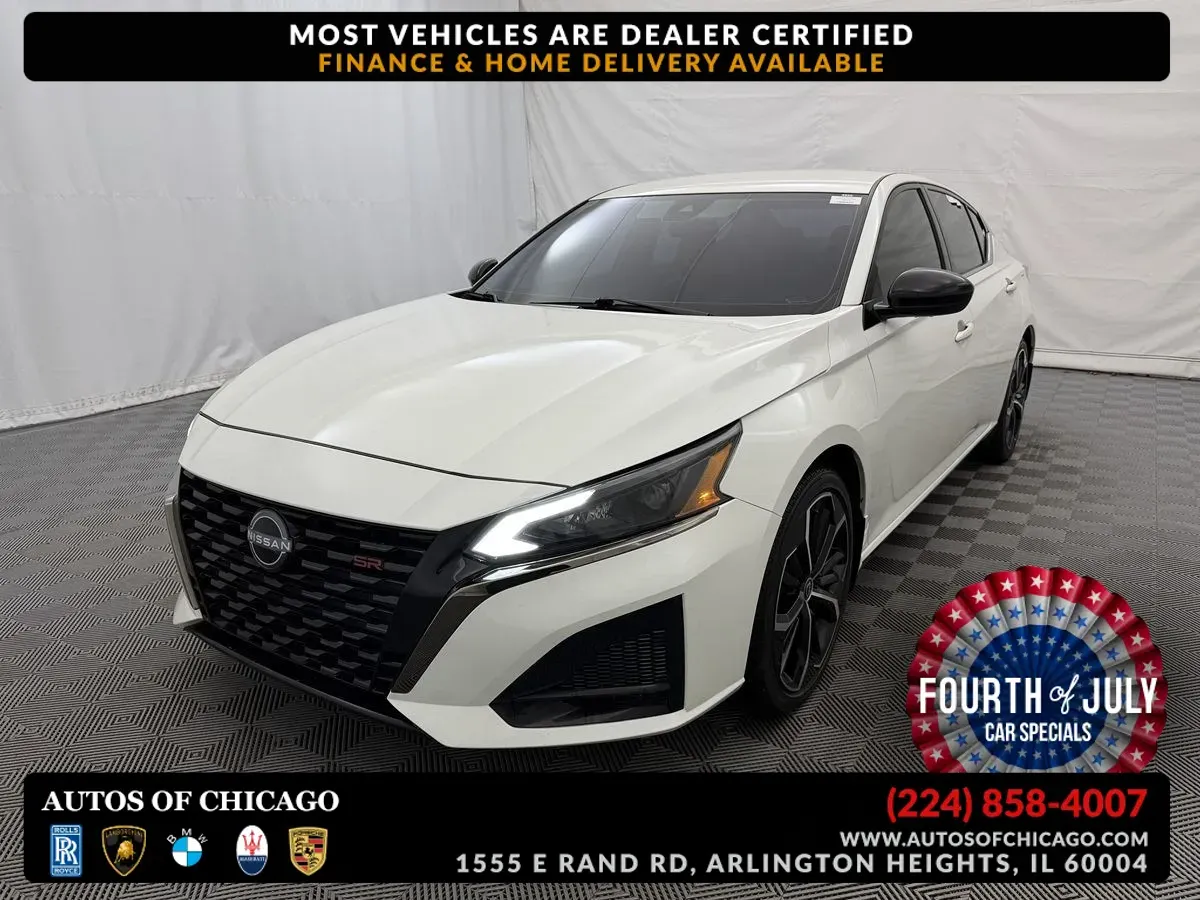 White 2023 Nissan Altima 2.5 SR for sale in Arlington Heights, IL