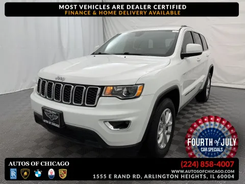 White 2021 Jeep Grand Cherokee Laredo E for sale in Arlington Heights, IL