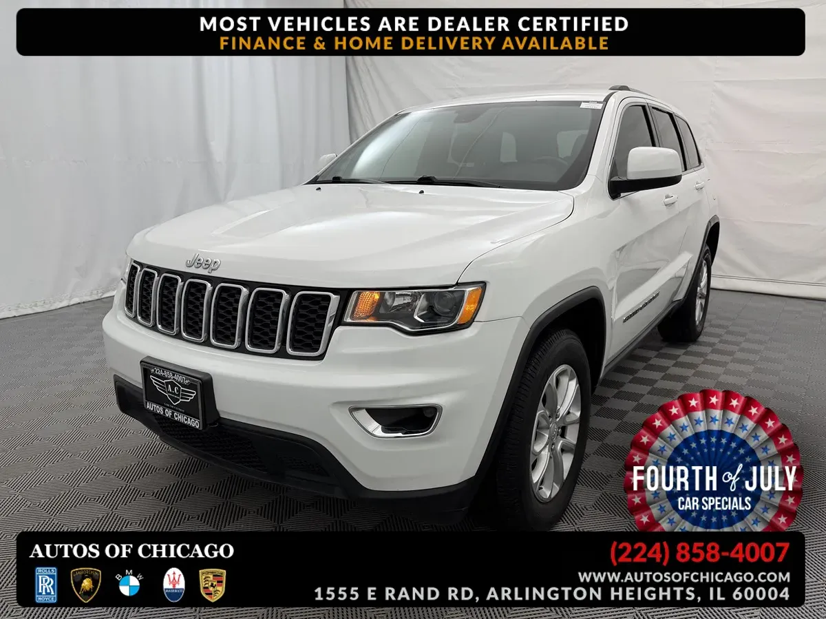 White 2021 Jeep Grand Cherokee Laredo E for sale in Arlington Heights, IL