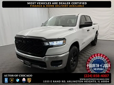 White 2025 Ram 1500 Tradesman for sale in Arlington Heights, IL