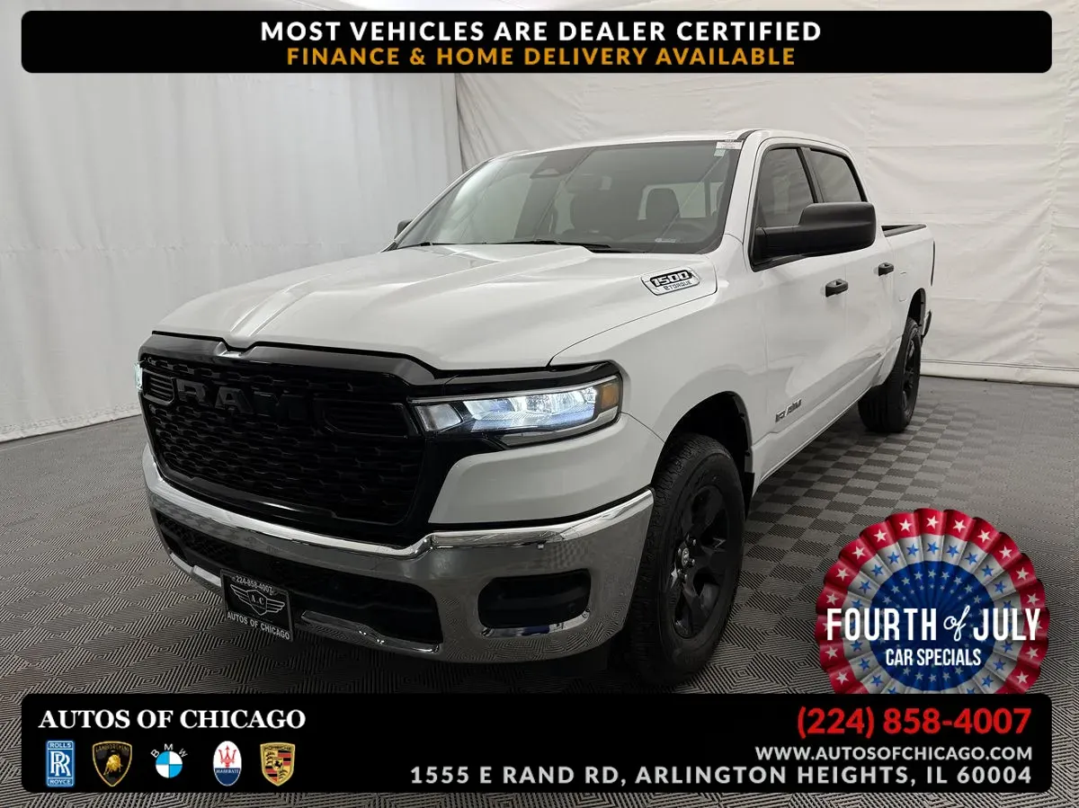White 2025 Ram 1500 Tradesman for sale in Arlington Heights, IL