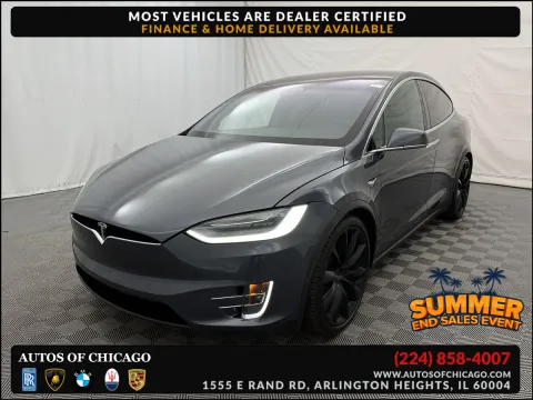 Gray 2019 Tesla Model X Standard Range for sale in Arlington Heights, IL