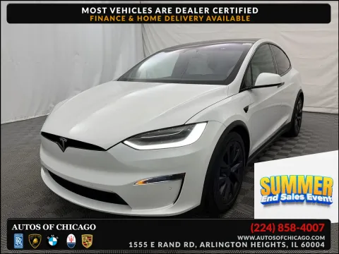 White 2022 Tesla Model X for sale in Arlington Heights, IL