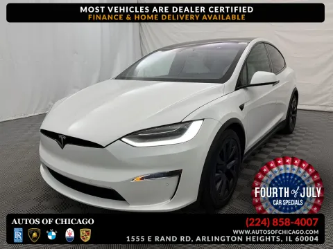 White 2022 Tesla Model X for sale in Arlington Heights, IL