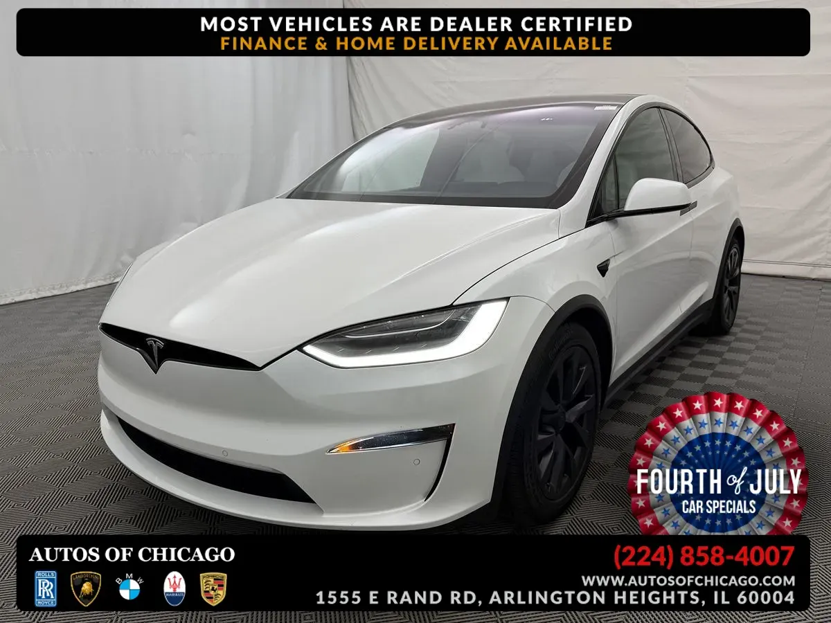 White 2022 Tesla Model X for sale in Arlington Heights, IL