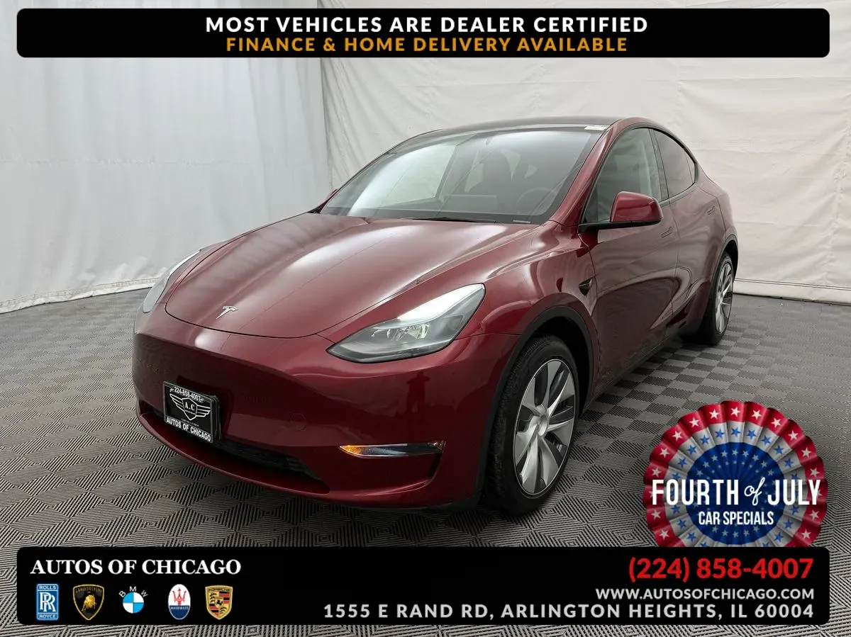 Red 2024 Tesla Model Y Long Range for sale in Arlington Heights, IL