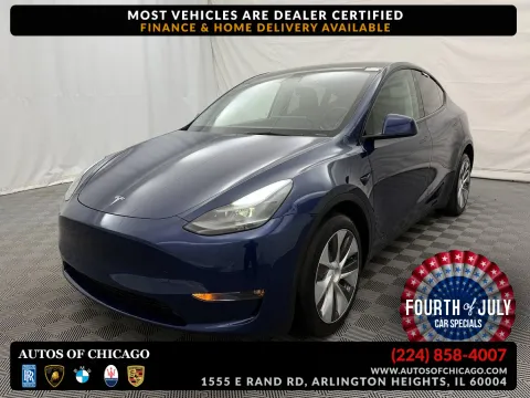 Blue 2023 Tesla Model Y Long Range for sale in Arlington Heights, IL