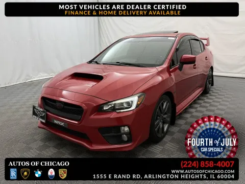 Red 2016 Subaru WRX Limited for sale in Arlington Heights, IL