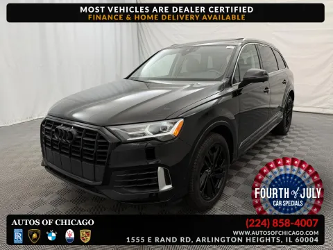 Gray 2021 Audi Q7 Premium Plus for sale in Arlington Heights, IL