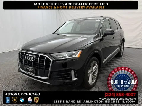 Gray 2021 Audi Q7 Premium Plus for sale in Arlington Heights, IL