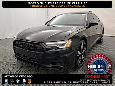 Black 2022 Audi S6 Sedan Premium Plus for sale in Arlington Heights, IL