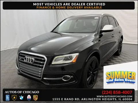 Black 2016 Audi SQ5 Prestige for sale in Arlington Heights, IL