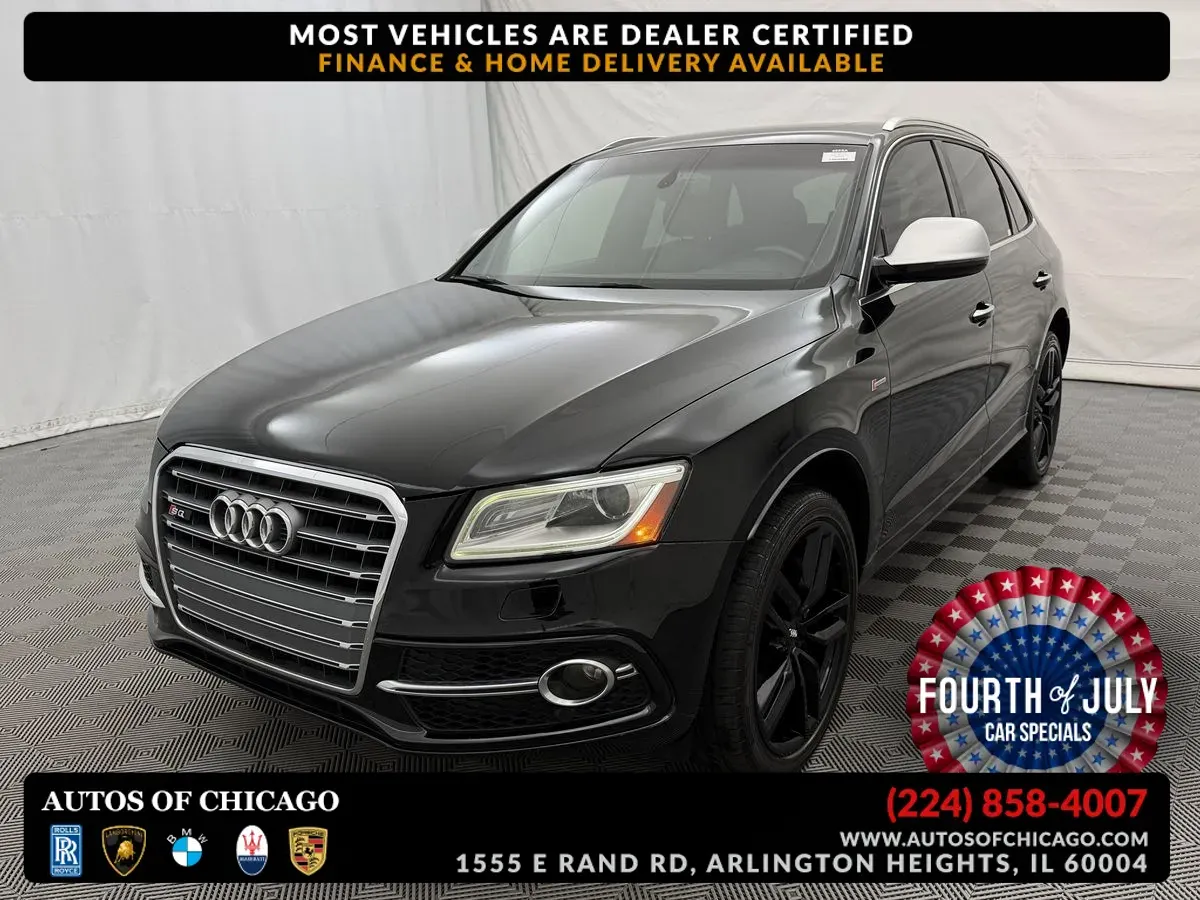 Black 2016 Audi SQ5 Prestige for sale in Arlington Heights, IL