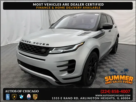 Silver 2020 Land Rover Range Rover Evoque R-Dynamic SE for sale in Arlington Heights, IL