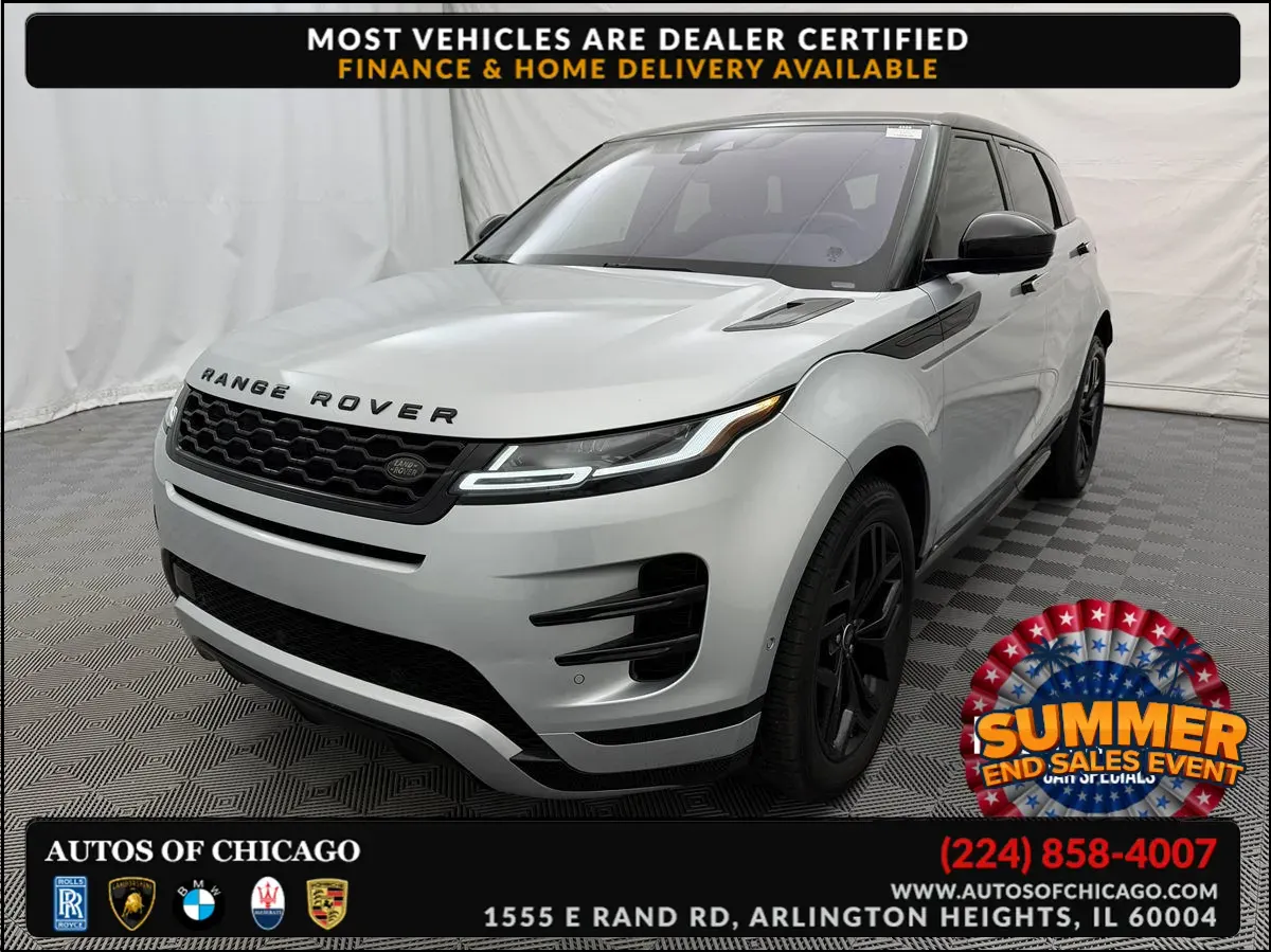 Silver 2020 Land Rover Range Rover Evoque R-Dynamic SE for sale in Arlington Heights, IL