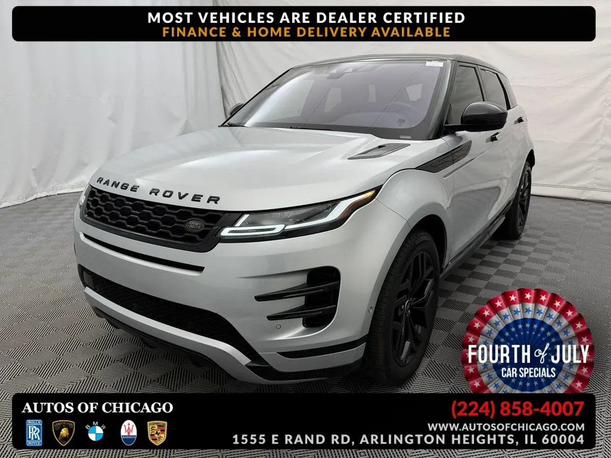 Silver 2020 Land Rover Range Rover Evoque R-Dynamic SE for sale in Arlington Heights, IL