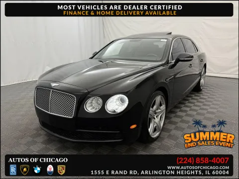 Black 2015 Bentley Flying Spur V8 for sale in Arlington Heights, IL