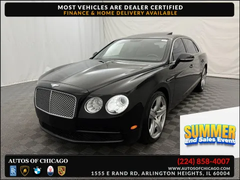 Black 2015 Bentley Flying Spur V8 for sale in Arlington Heights, IL
