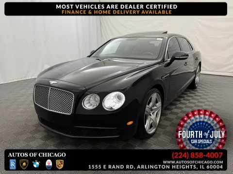 Black 2015 Bentley Flying Spur V8 for sale in Arlington Heights, IL