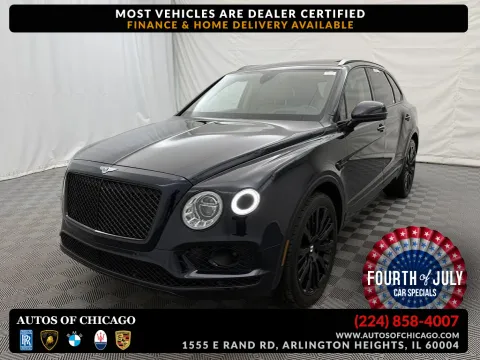 Blue 2017 Bentley Bentayga W12 for sale in Arlington Heights, IL
