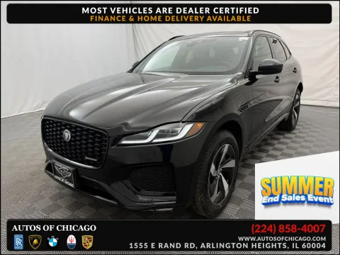Black 2025 Jaguar F-PACE R-Dynamic S for sale in Arlington Heights, IL