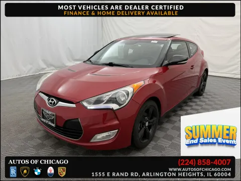 Red 2014 Hyundai Veloster for sale in Arlington Heights, IL