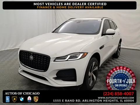 White 2021 Jaguar F-PACE S for sale in Arlington Heights, IL