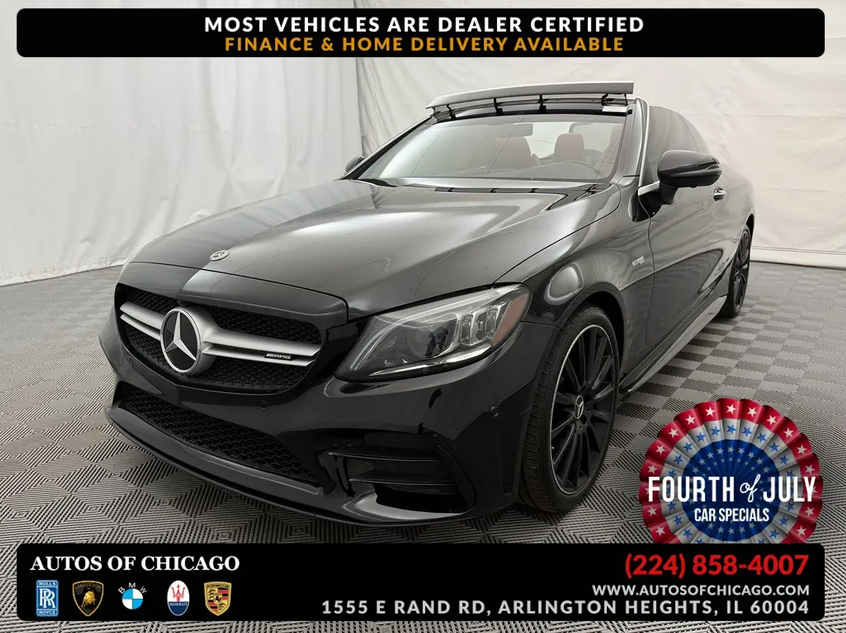 Black 2020 Mercedes-Benz C-Class AMG C 43 for sale in Arlington Heights, IL
